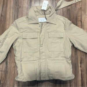 Proenza Schouler Beige Zip Up Jacket